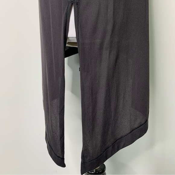 Lululemon Women's Black To The Point Long Sleeve Cotton Shirt Size 6 - Picture 9 of 12